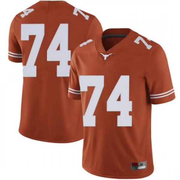 Men Texas Longhorns #74 Rafiti Ghirmai Limited Stitched Jersey Orange